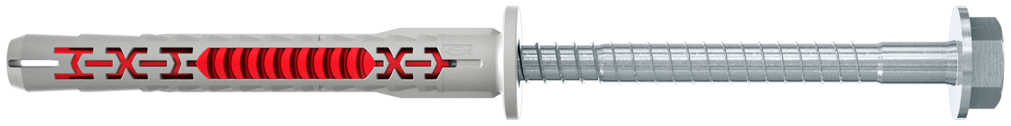 fischer Langschaftdübel DuoXpand 8 x 80 FUS Sechskantschraube mit U-Scheibe