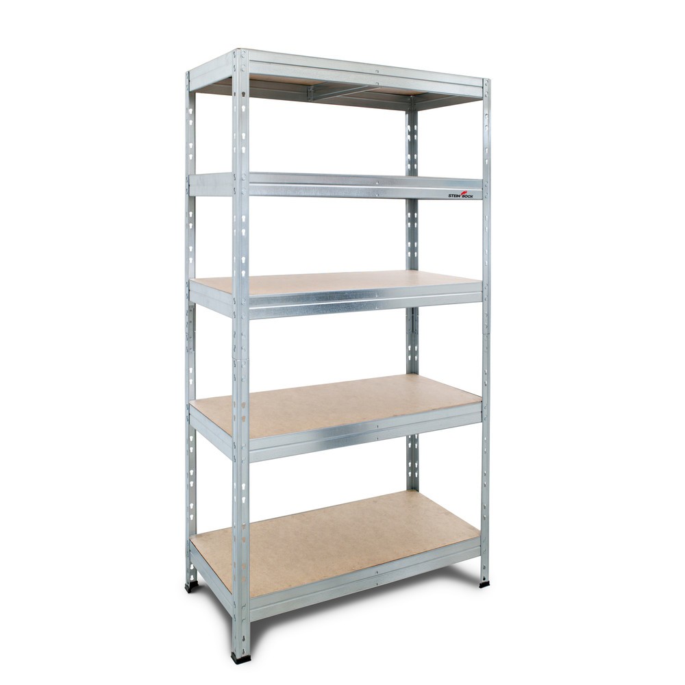 Steinbock® Schwerlastregal Rivet 1 Grundfeld, Fachlast 250 kg