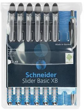 Schneider Kugelschreiber Slider XB 50-151276 schwarz 6 St./Pack.
