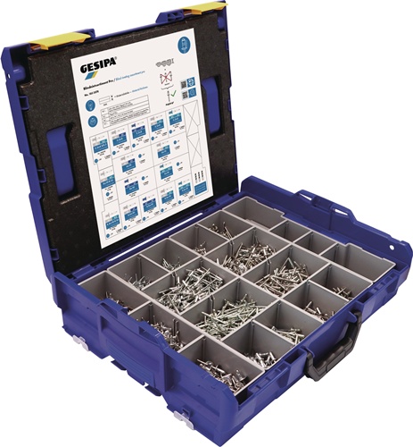 Blindnietsortiment Pro 1578-tlg.Ku.-Koffer GESIPA