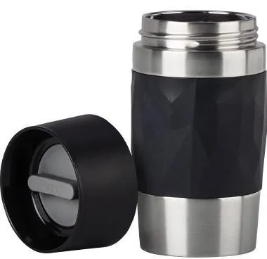 EMSA Isolierbecher TRAVEL MUG COMPACT N2160100 0,3l schwarz