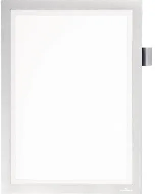 DURABLE Informationsrahmen 498923 DIN A4 magnetisch silber