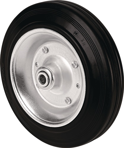 TECWERK Ersatzrad D.100mm Trgf.75kg VG schwarz Achs-D.12mm Nabenl.40mm