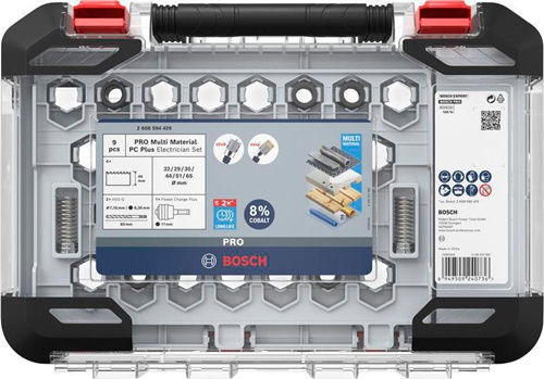 Bosch Lochsägen-Set PRO Multi Material PC Plus 9tlg. D.22-65mm Arbeits-L.44mm 