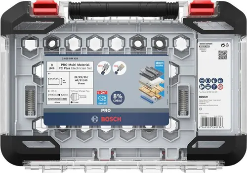 Bosch Lochsägen-Set PRO Multi Material PC Plus 9tlg. D.22-65mm Arbeits-L.44mm
