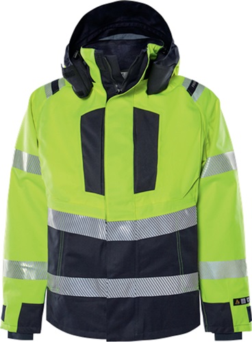 FRISTADS Jacke Flamestat Airtech 4525 ATHR Gr.S gelb/marine