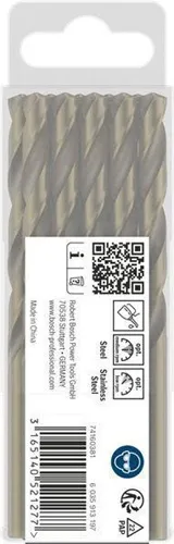 Bosch Metallbohrer PRO Stainless Steel Arbeits-L.69mm D.7mm L.109mm 10St.