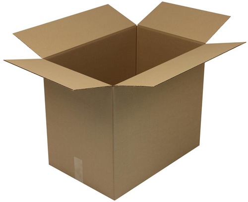 Faltkarton 1-wellig Maße 600x400x500mm Qualität 1.30 C braun TRANSPAK