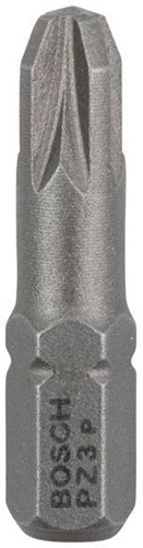 Bosch Schrauberbit Extra-Hart ISO1173 C6.3 PZ 3 L.25mm 1/4Zoll-Außen-6kt 10er Pack