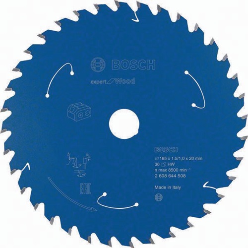 Bosch Kreissägeblatt Expert Wood AD165mm Z.36 WZ Bohr.20mm Schnitt-B.1,5mm
