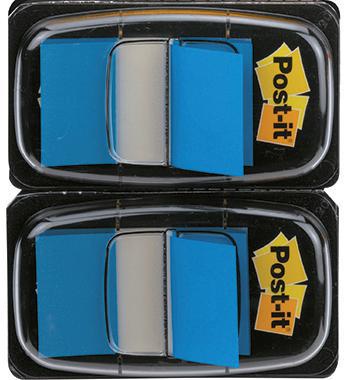 Post-it Haftstreifen Index Standard 680-B2EU 50Blatt blau 2 St./Pack.