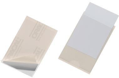 DURABLE Selbstklebetasche Pocketfix 837919 93x62mm sk tr 100 St./Pack.