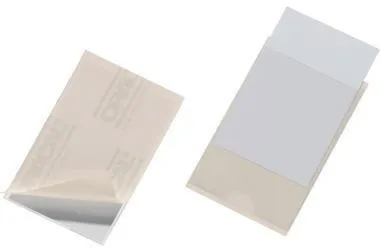 DURABLE Selbstklebetasche Pocketfix 837919 93x62mm sk tr 100 St./Pack.