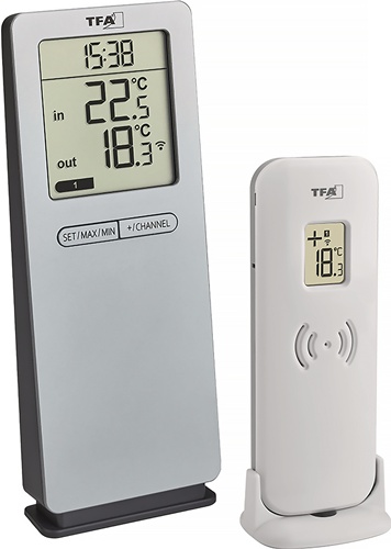 Funkthermometer LOGOneo Messber.in.b.+50GradC/auß.-40GradC