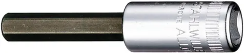 Steckschlüsseleinsatz 44 1/4 Zoll 6 kant SW 4mm L.55mm STAHLWILLE