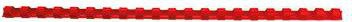 GBC Plastikbinderücken 4028214 DIN A4 8mm rot 100 St./Pack.