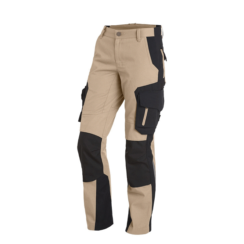 FHB Damen-Bundhose ALMA beige/schwarz (125600)
