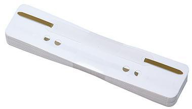 Soennecken Heftstreifen 3169 kurz Kunststoffdeckl. ws 25 St./Pack.