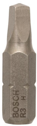 Bosch Schrauberbit Extra-Hart ISO1173 C6.3 R3 L.25mm 1/4Zoll-Außen-6kt 25St.