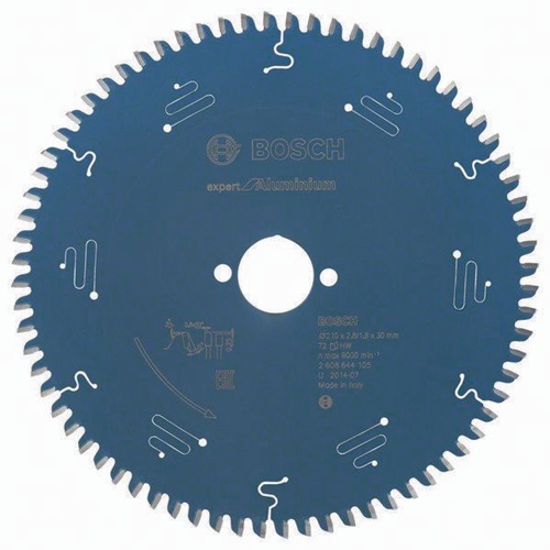 Bosch Kreissägeblatt AD 210mm Z.72 HLTCG Bohr.30mm Schnitt-B.2,8mm HM