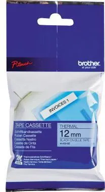 Brother Schriftbandkassette MK531BZ 12mmx8m sw auf blau