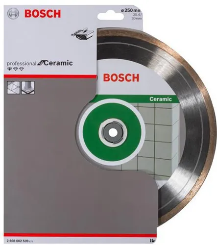Bosch Diamanttrennscheibe Standard for Ceramic D.250mm Bohrungs-D.30+25,40mm gesintert