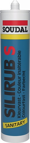 Sanitärsilikon Silirub S 300 ml Kartusche SOUDAL