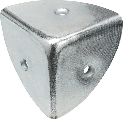 Kistenecke H.36mm S.1mm STA blau verz.hohe Form Löcher 3 VORMANN