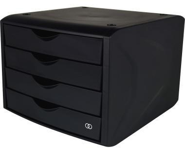 Soennecken Schubladenbox oeco 1614 schwarz