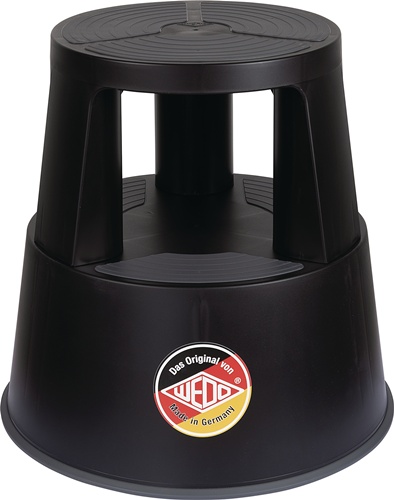 Rollhocker Höhe mit/ohne Belastung 420/428 mm Oberer-Ø 292 mm Unterer-Ø 424 mm WEDO