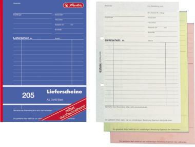Herlitz Lieferschein 205 883546 DIN A5 sd 3x40Blatt