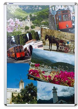 Franken Bilderwechselrahmen BS0704 62,4x87,1x1,2cm DIN A1 Aluminium si