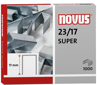 NOVUS Heftklammer 23/17 042-0045 verzinkt 1.000 St./Pack.