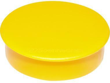 Soennecken Magnet 4885 rund 38mm 2,5kg gelb 10 St./Pack.