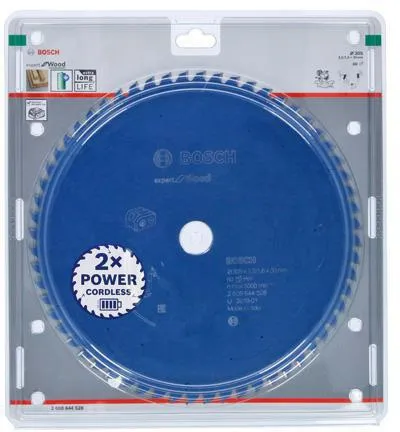 Bosch Kreissägeblatt Expert for Wood D.305mm Bohrung 30mm 60Zähne Zahform WZ