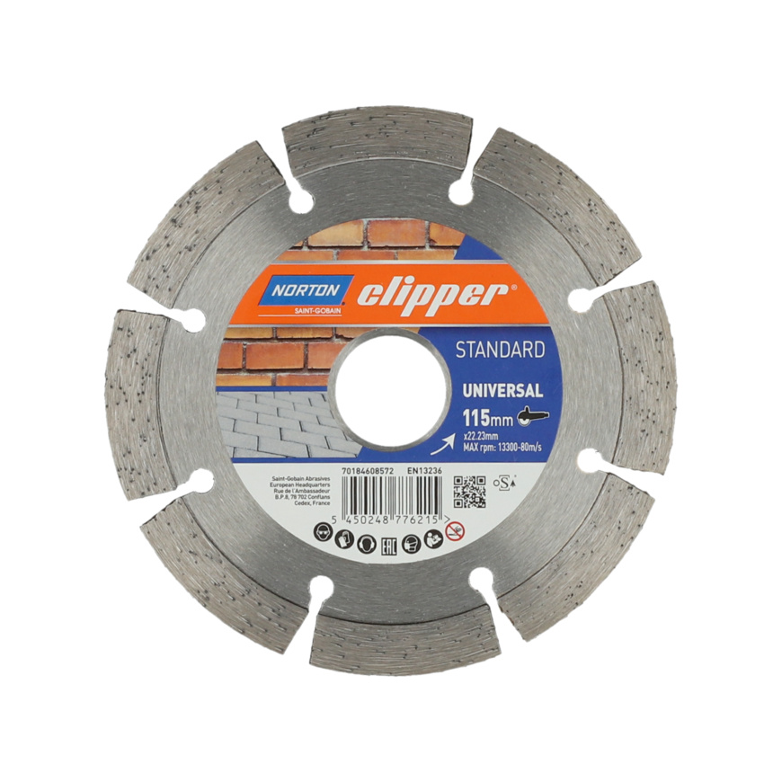 NORTON CLIPPER DIAMANTSCHEIBE STANDARD UNIVERSAL  - 22,23 mm