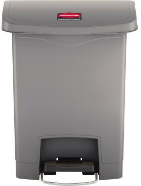 Rubbermaid Tretabfalleimer Slim Jim 1883600 Kunststoff 30l grau
