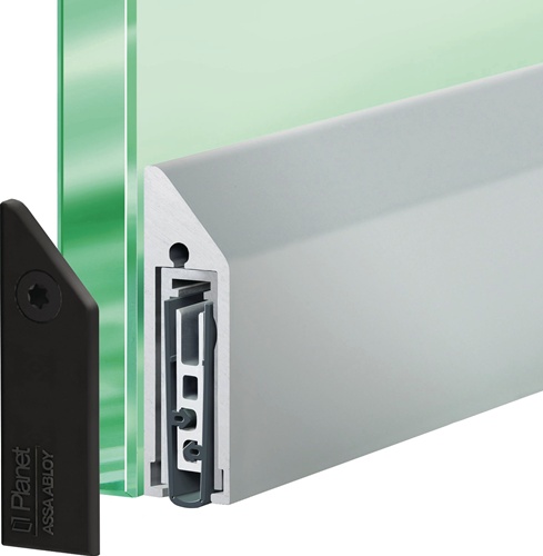 Türdichtung Breite 11,5 mm Aluminium EV 1 EV1 für Glas-, Holz-, PVC- und Metalltüren PLANET