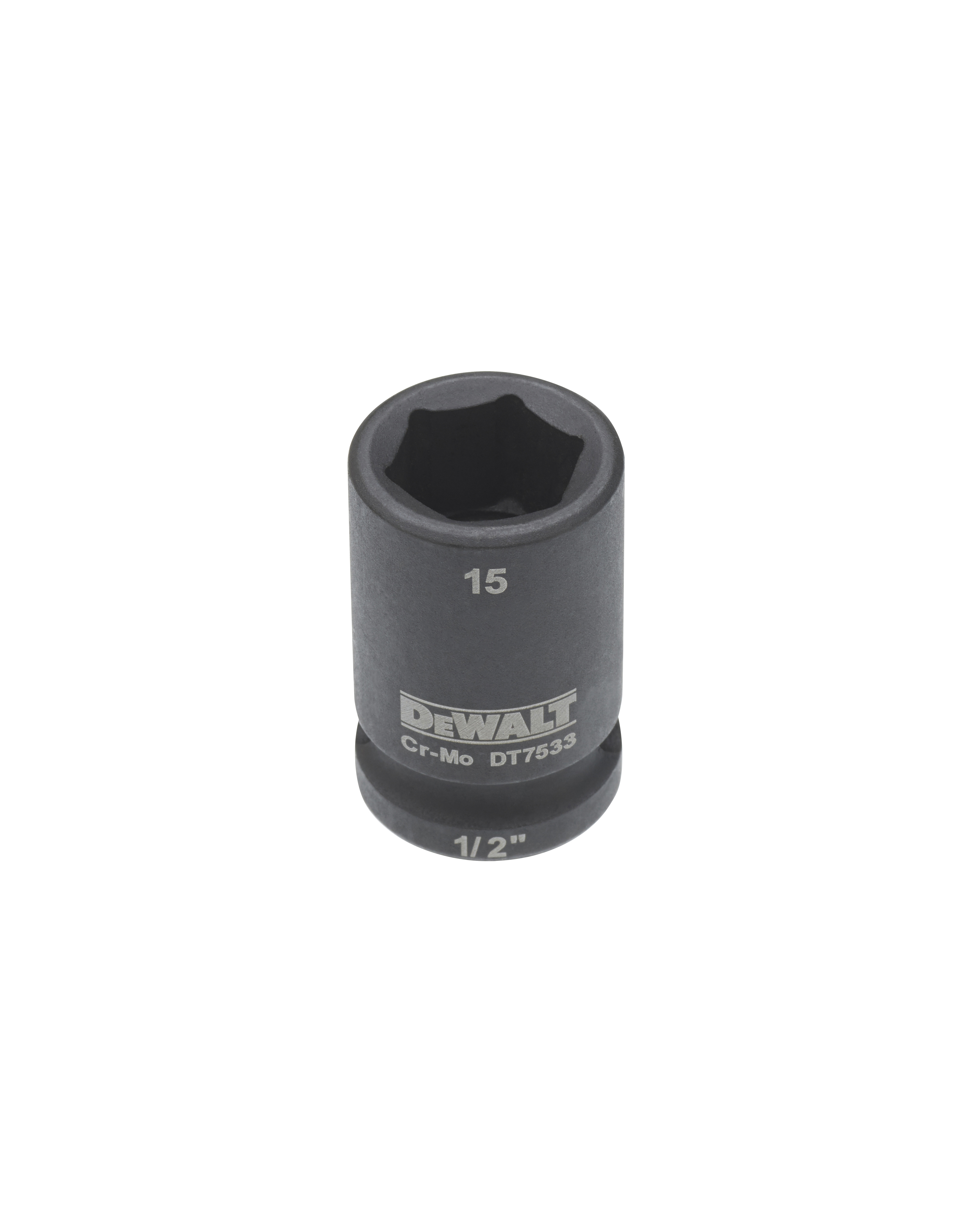 DEWALT DT7533-QZ Steckschlüssel kurz 15 mm 1/2 Schlagfest