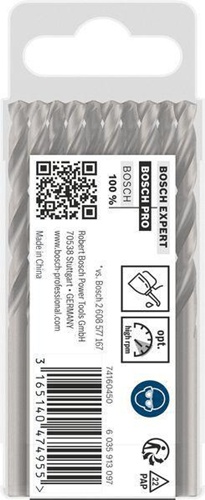 Bosch Metallbohrer PRO Metal Arbeits-L.52mm D.4,9mm L.86mm 10St.