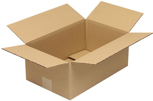 Faltkarton 1-wellig Höhenrillung Maße 350x230x140mm C4 Qualität 1.20 C braun