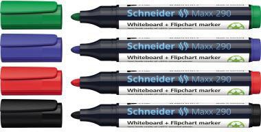Schneider Boardmarker Maxx 290 129094 1-3mm sortiert 4 St./Pack.