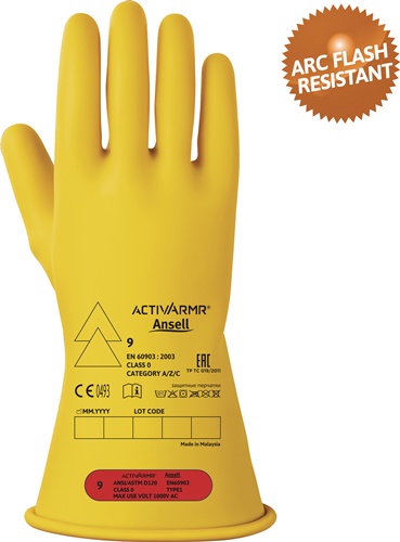 Elektrikerschutzhandschuh ActivArmr® RIG011Y Gr.11 gelb