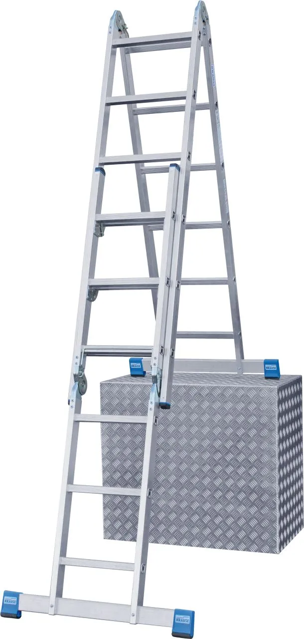 Krause STABILO Sprossen-Gelenk-CombiLeiter 2x3 und 2x6 Sprossen