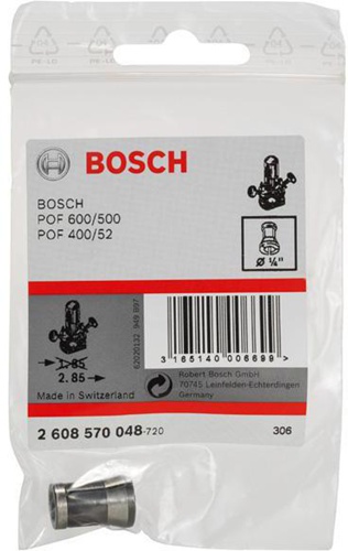 Bosch Spannzange D.1/4Zoll o.Spannmutter f.GGS27/GGS27CProf./POF 500A/POF 600ACE 
