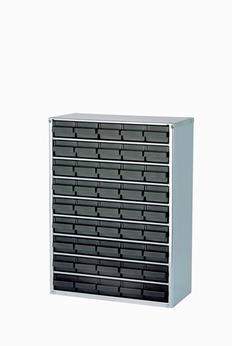 Kleinteilemagazin B.306xT.150xH.417mm Rahmen galv. inkl. Erdungskabel 945-00