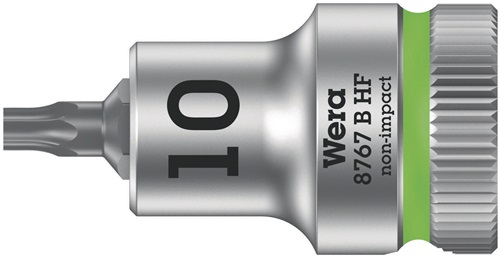 Schraubendrehereinsatz 8767 B HF Torx 3/8 Zoll TORX® TX 10 L.35mm WERA
