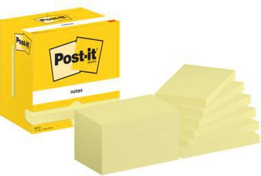 Post-it Haftnotiz 655-CY 76x127mm 100Bl ge 12St