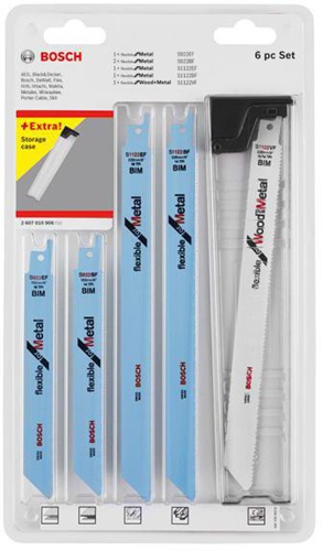 Bosch Säbelsägeblatt-Set Wood and Metal 6tlg. 