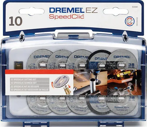 Bosch Trennscheiben-Set DREMEL® EZSpeedClic 11tlg. m.Spanndorn